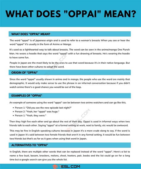 o p p a i|Oppai – Meaning, Origin, Usage .